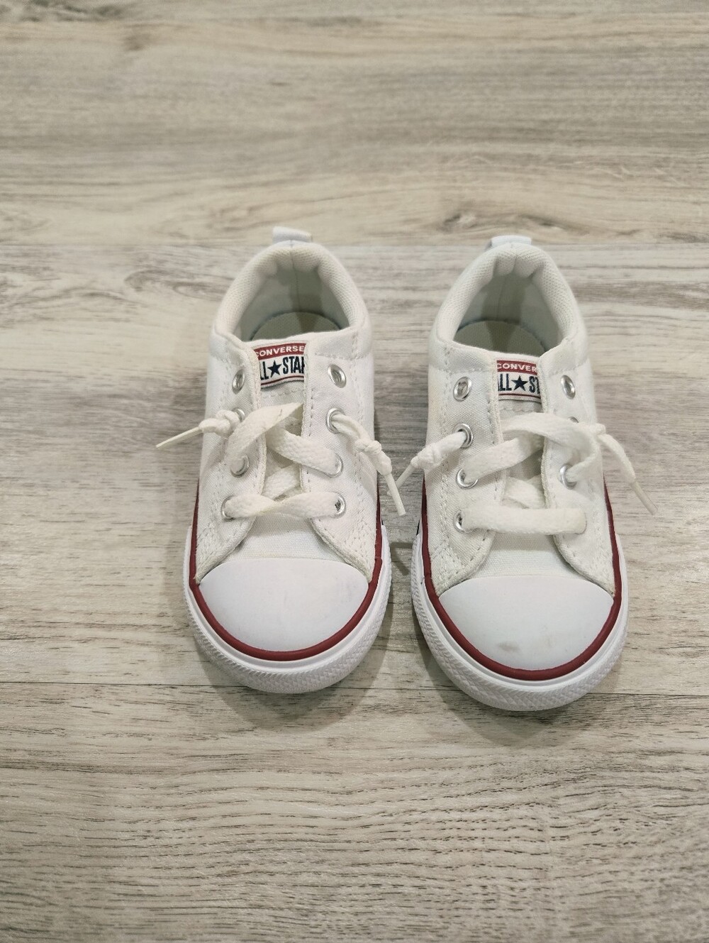Toddler White Converse